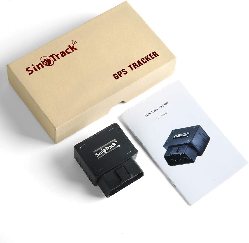 SinoTrack 4g GPS Tracker Platform No Monthly Fee, Real-Time OBD Car GPS Tracking Device Locator, Mini OBD II Vehicle Tracker with Alert System for Car, Taxi and Truck, Support Free Platform Lifetime