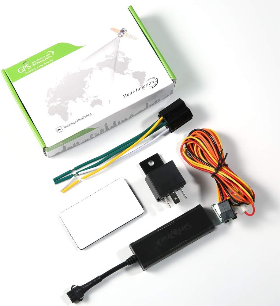 SinoTrack ST-901m GPS Tracker for Vehicles, Mini Real-Time GPS Locator Tracking Device Vehicle Tracker with Anti Lost Alarm Location Tracker for Car, Motorcycle, Bus, Support Platform Lifetime