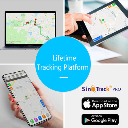 SinoTrack 4g GPS Tracker Platform No Monthly Fee, Real-Time OBD Car GPS Tracking Device Locator, Mini OBD II Vehicle Tracker with Alert System for Car, Taxi and Truck, Support Free Platform Lifetime